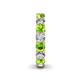 5 - Lucida 4.00 mm Peridot and Diamond Eternity Band 