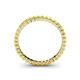 5 - Allie 2.00 mm Princess Cut Yellow Sapphire Eternity Band 
