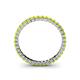 5 - Allie 2.00 mm Princess Cut Peridot Eternity Band 