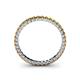 5 - Allie 2.00 mm Princess Cut Citrine Eternity Band 