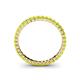 5 - Allie 2.00 mm Princess Cut Peridot Eternity Band 