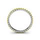 5 - Allie 2.00 mm Princess Cut Yellow Sapphire Eternity Band 