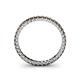 5 - Allie 2.00 mm Smoky Quartz Eternity Band 