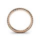 5 - Allie 2.00 mm Smoky Quartz Eternity Band 