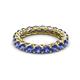 3 - Lucida 3.40 mm Round Iolite U Prong Eternity Band 