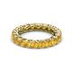 3 - Lucida 3.40 mm Round Citrine U Prong Eternity Band 