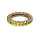 3 - Lucida 3.40 mm Round Yellow Diamond U Prong Eternity Band 