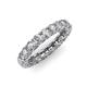 4 - Lucida 3.40 mm Round Diamond U Prong Eternity Band 