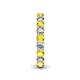 5 - Lucida 3.40 mm Yellow Sapphire and Diamond Eternity Band 