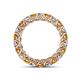 4 - Lucida 3.40 mm Citrine and Diamond Eternity Band 