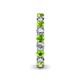 5 - Lucida 3.40 mm Peridot and Diamond Eternity Band 