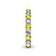 5 - Lucida 3.40 mm Yellow and White Diamond Eternity Band 
