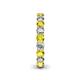 5 - Lucida 3.40 mm Yellow and White Diamond Eternity Band 