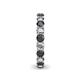 5 - Lucida 3.40 mm Black and White Diamond Eternity Band 