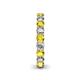 5 - Lucida 3.40 mm Yellow and White Diamond Eternity Band 