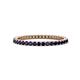 1 - Ellen 1.70 mm Blue Sapphire Eternity Band 