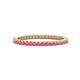 1 - Ellen 1.70 mm Pink Tourmaline Eternity Band 