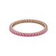 2 - Ellen 1.70 mm Pink Tourmaline Eternity Band 