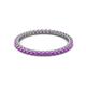 2 - Ellen 1.70 mm Amethyst Eternity Band 