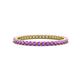 1 - Ellen 1.70 mm Amethyst Eternity Band 