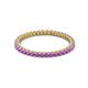 2 - Ellen 1.70 mm Amethyst Eternity Band 