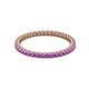 2 - Ellen 1.70 mm Amethyst Eternity Band 