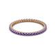 2 - Ellen 1.70 mm Iolite Eternity Band 