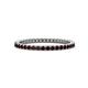 1 - Ellen 1.70 mm Red Garnet Eternity Band 