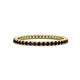 1 - Ellen 1.70 mm Red Garnet Eternity Band 