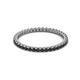2 - Ellen 1.70 mm Black Diamond Eternity Band 