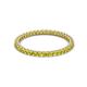 2 - Ellen 1.70 mm Yellow Diamond Eternity Band 