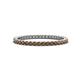 1 - Ellen 1.70 mm Smoky Quartz Eternity Band 