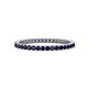 1 - Ellen 1.70 mm Blue Sapphire Eternity Band 