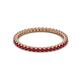 2 - Ellen 1.70 mm Ruby Eternity Band 