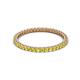 2 - Ellen 1.70 mm Yellow Sapphire Eternity Band 