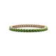 1 - Ellen 1.70 mm Green Garnet Eternity Band 