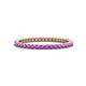 1 - Ellen 1.70 mm Amethyst Eternity Band 
