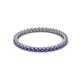 2 - Ellen 1.70 mm Iolite Eternity Band 