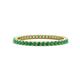 1 - Ellen 1.70 mm Emerald Eternity Band 