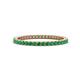 1 - Ellen 1.70 mm Emerald Eternity Band 