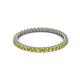 2 - Ellen 1.70 mm Yellow Diamond Eternity Band 
