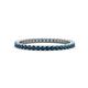 1 - Ellen 1.70 mm Blue Diamond Eternity Band 