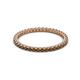 2 - Ellen 1.70 mm Smoky Quartz Eternity Band 