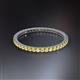 2 - Ellen 1.70 mm Yellow Sapphire Eternity Band 