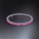 2 - Ellen 1.70 mm Pink Sapphire Eternity Band 