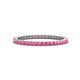 1 - Ellen 1.70 mm Pink Tourmaline Eternity Band 
