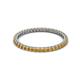2 - Ellen 1.70 mm Citrine Eternity Band 