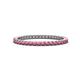 1 - Ellen 1.70 mm Rhodolite Garnet Eternity Band 