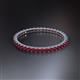 2 - Ellen 1.70 mm Ruby Eternity Band 