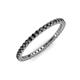 3 - Ellen 1.70 mm Black Diamond Eternity Band 